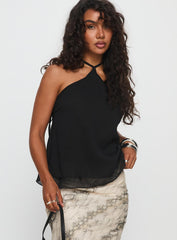 Rafaella Halter Top Black