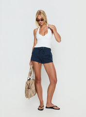 Torrie Tie Waist Short Navy