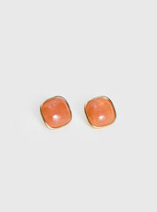 Tiera Gemstone Earrings Gold