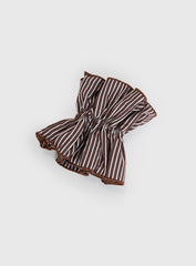 Way Back In Scrunchie Brown / White
