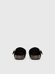 Way Life Goes Stud Detail Clogs Chocolate