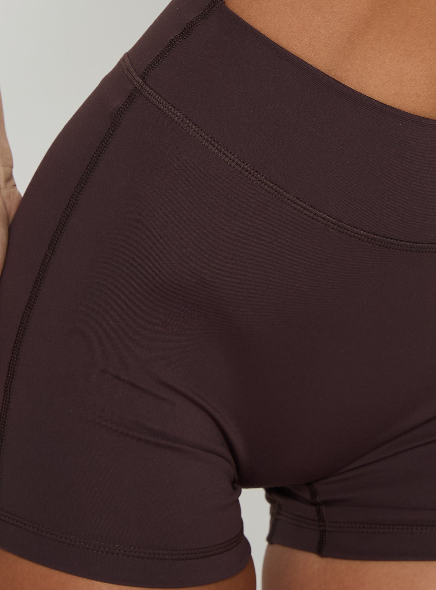 Final Form Active 4 Invisible Scrunch Shorts Brown