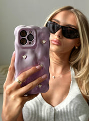 Hit Different iPhone Case Purple
